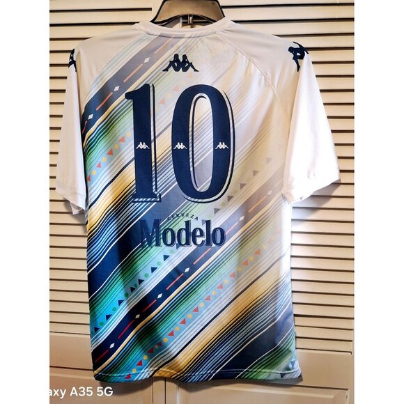 Cerveza Modelo Kappa Football Jersey Mens Size L Multicolor Polyester/Elastane - Picture 4 of 7